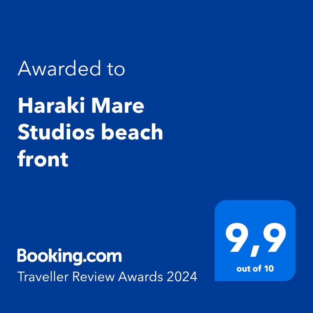 Haraki Mare Studios Beach Front Eksteriør bilde