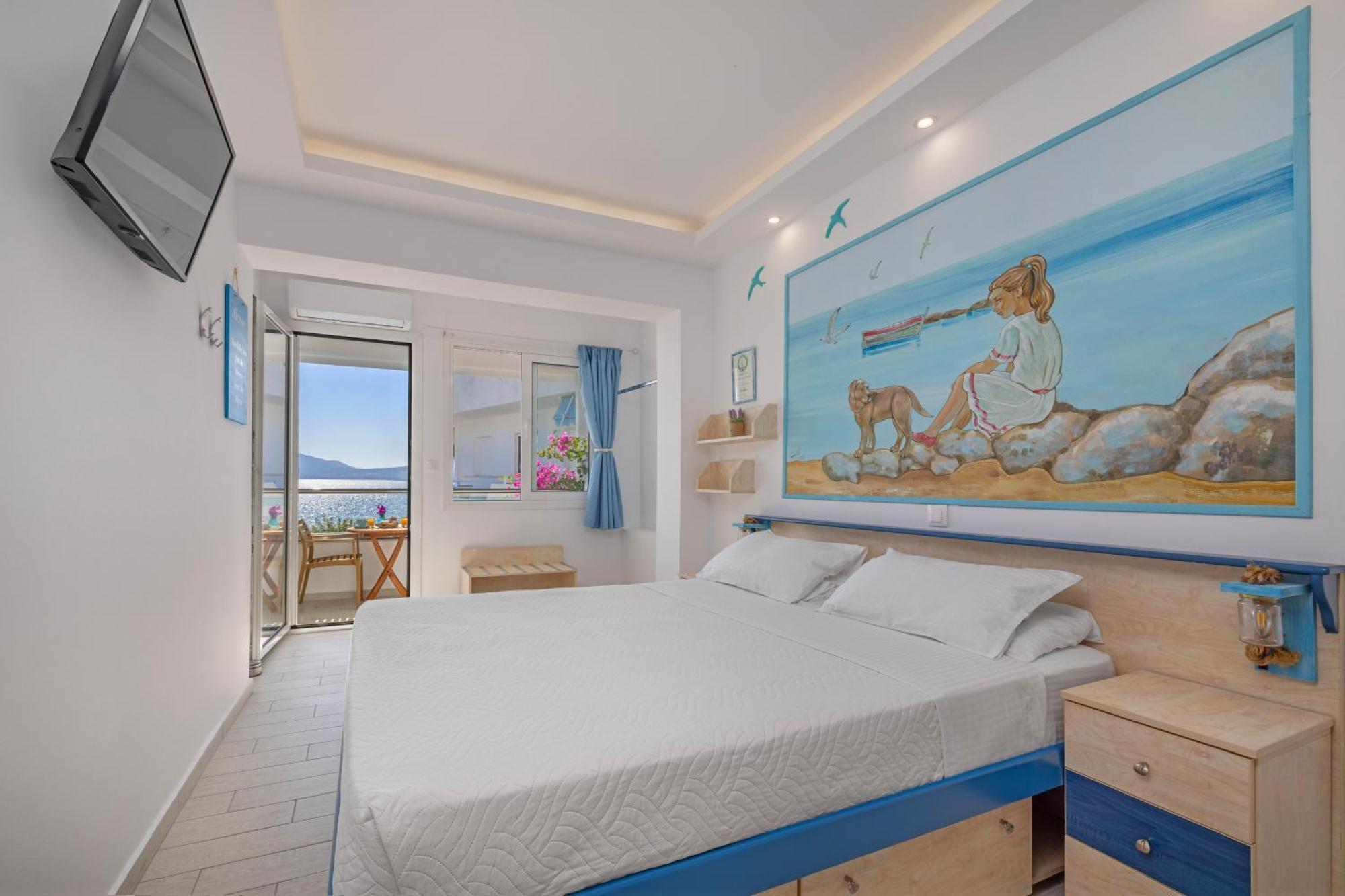 Haraki Mare Studios Beach Front Eksteriør bilde
